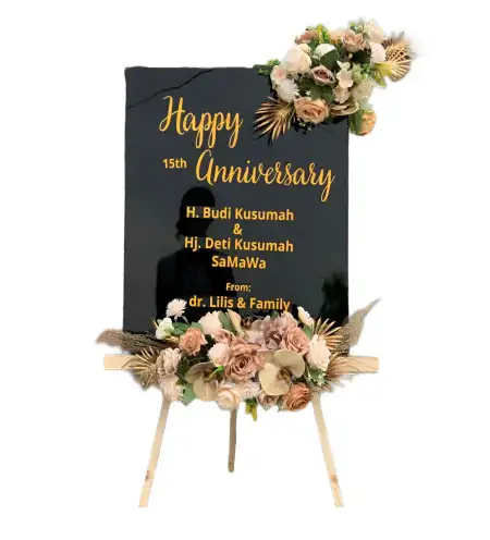 Papan Bunga Akrilik Mliwang