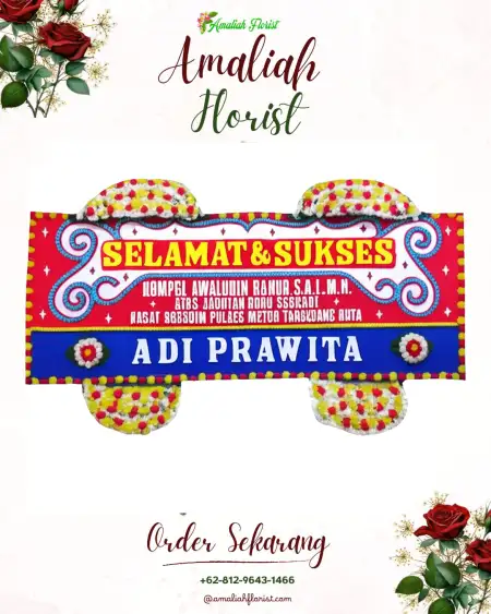 Papan Bunga Ucapan Selamat Mliwang